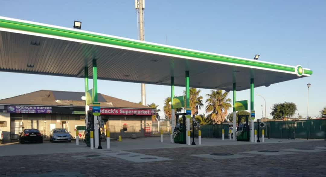 BP Garage in Modacks Petroleum Engineering Construction